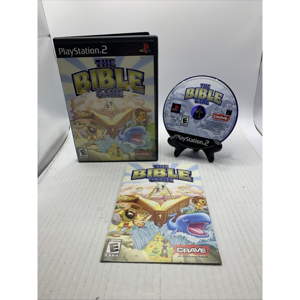 The Bible Game Sony PlayStation 2 PS2 2005 CIB Complete Mint Condition Trivia